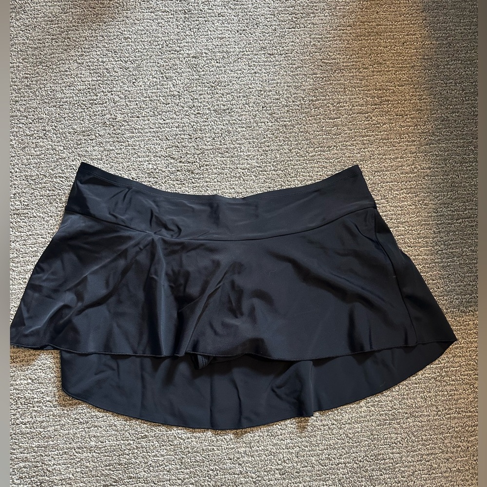 Motherhood Black Maternity Swim Skirt